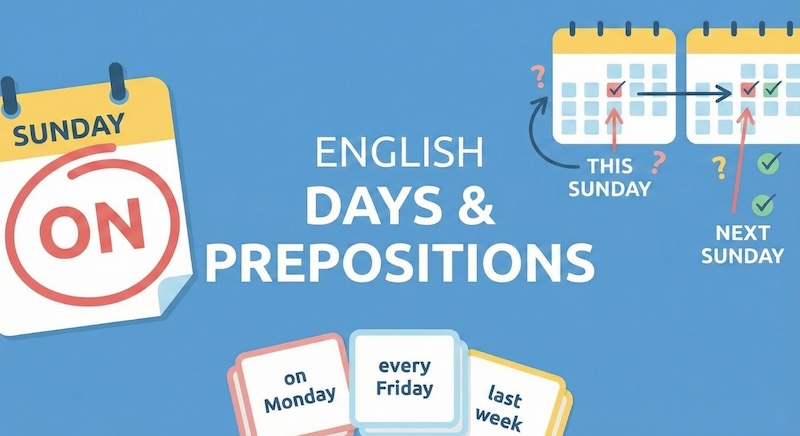 曜日の前置詞 サムネイル