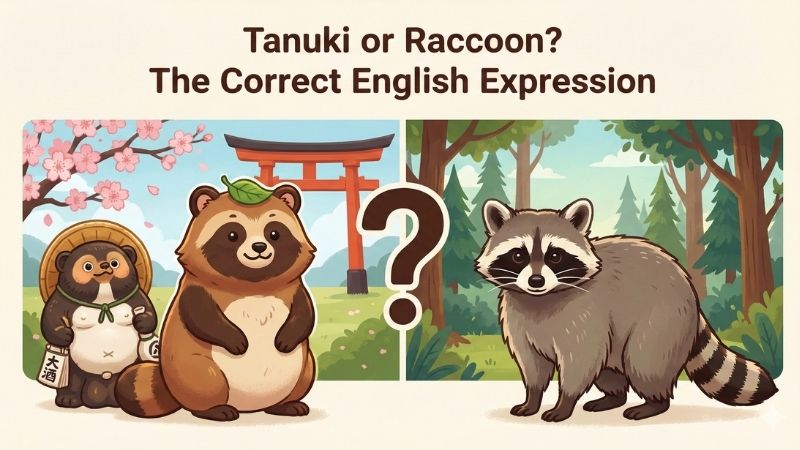 たぬきは英語で？サムネイル