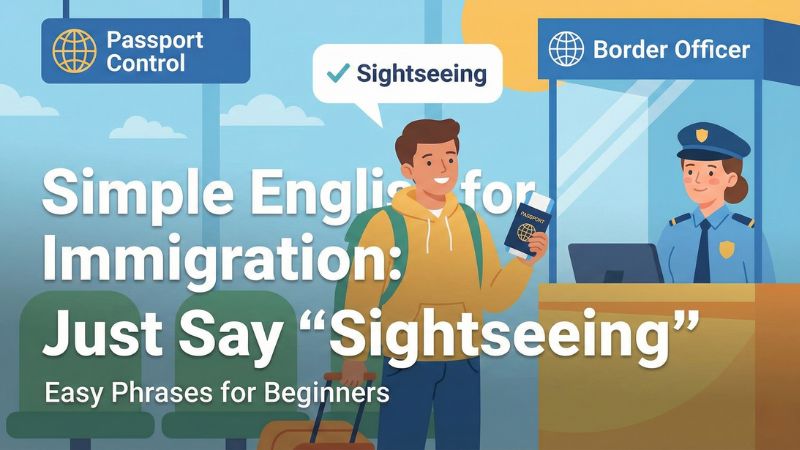 入国審査の英語 サムネイル