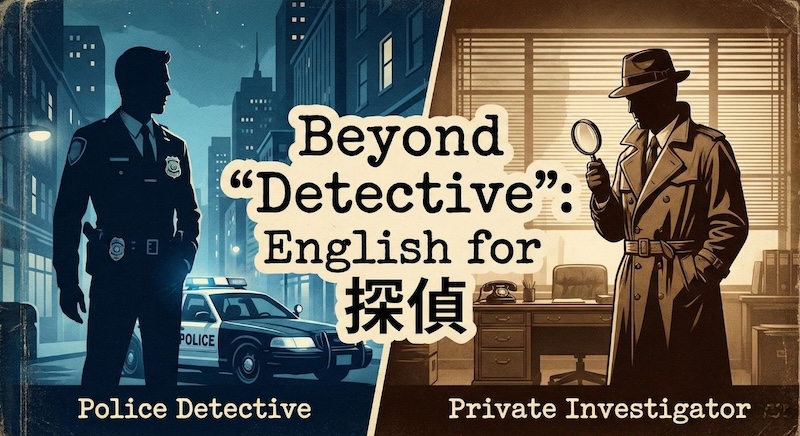 「探偵」の英語？サムネイル