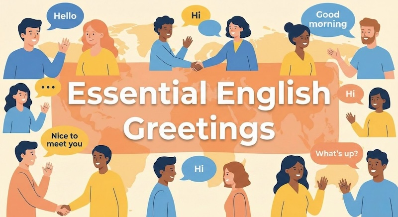 英語の挨拶 完全ガイド！　サムネイル