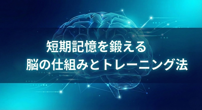 短期記憶とは？サムネイル