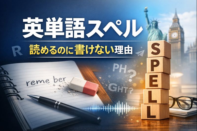 英単語のスペルが覚えられない サムネイル