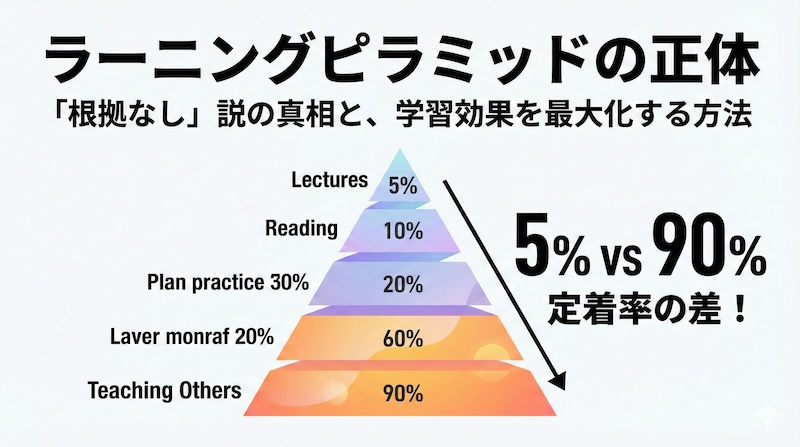ラーニングピラミッドとは？サムネイル
