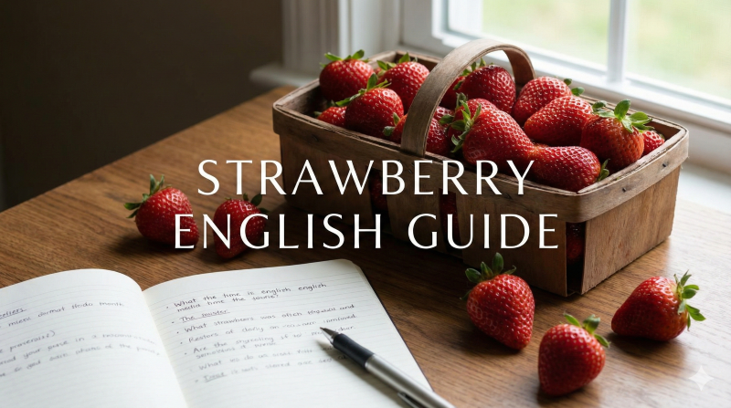 イチゴは英語で