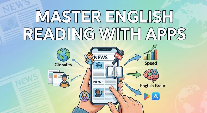 英語「多読・ニュース」おすすめアプリ　サムネイル