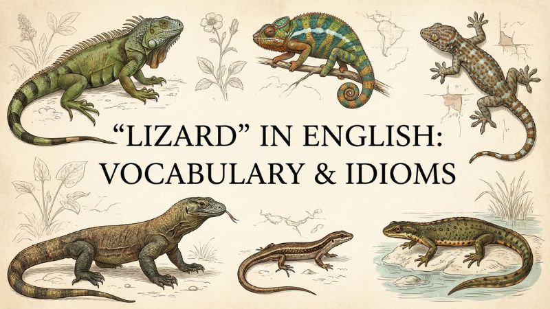 「トカゲ」は英語で？サムネイル
