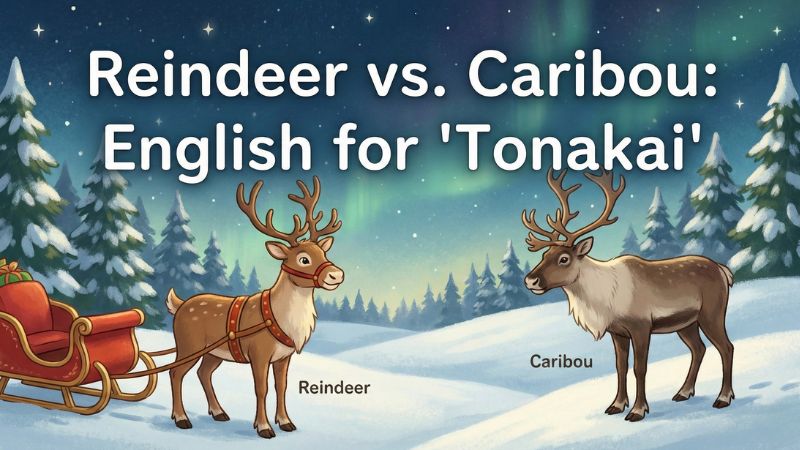 トナカイは英語で？サムネイル