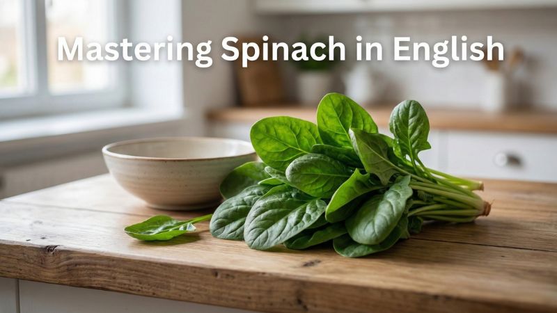 ほうれん草の英語 サムネイル