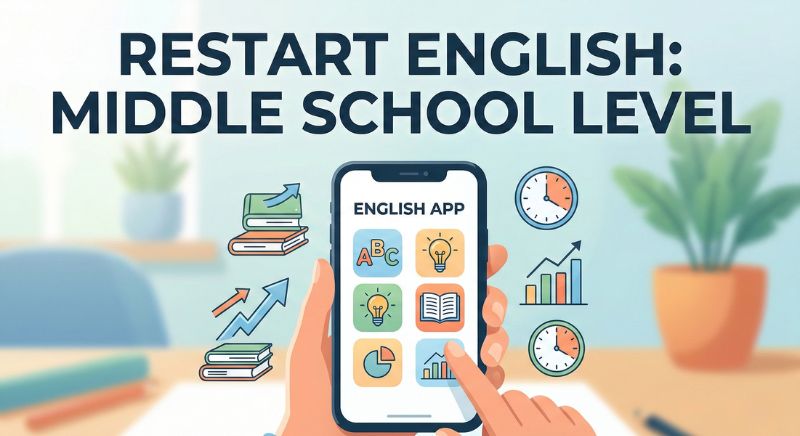 中学英語のやり直しアプリおすすめ　アイキャッチ画像